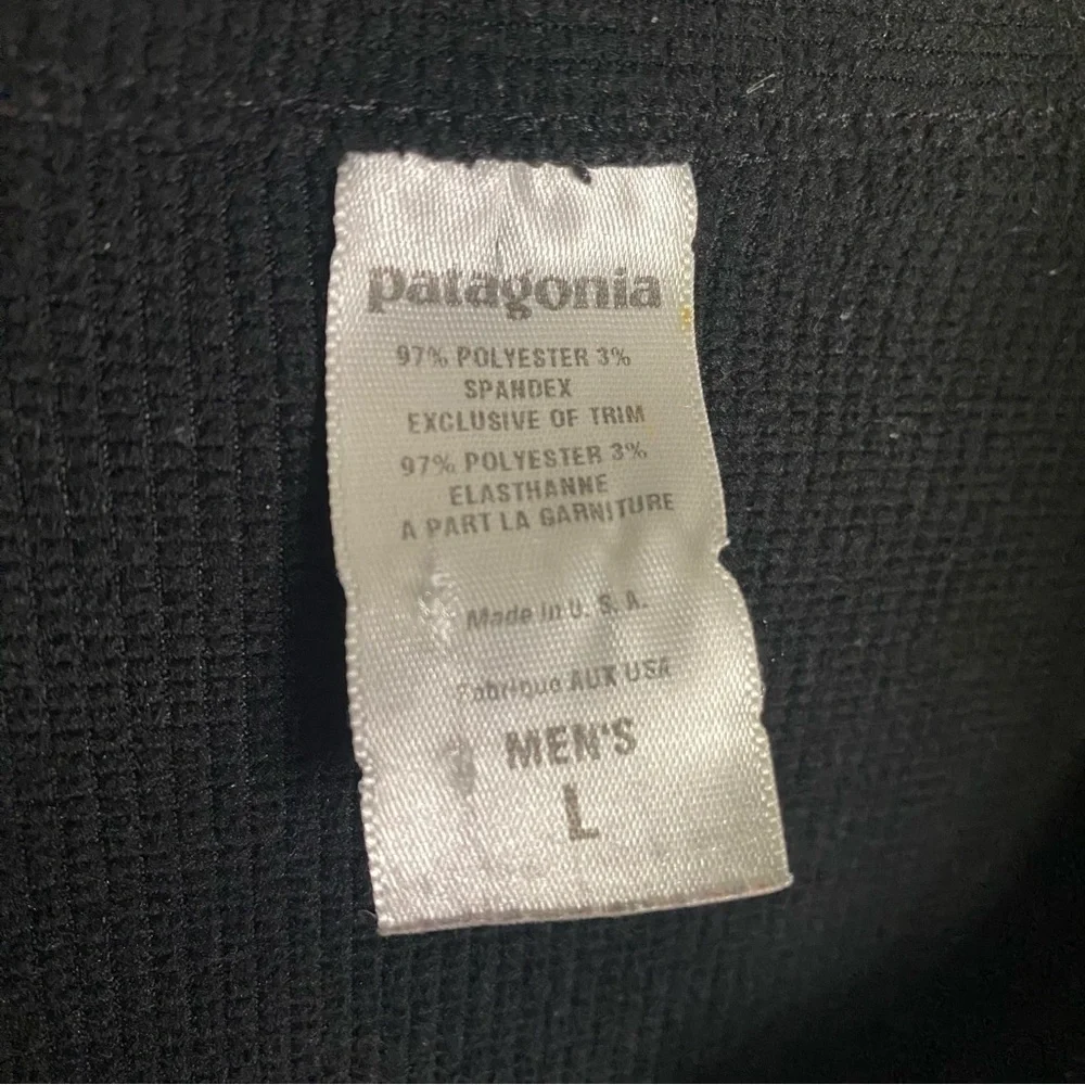 Patagonia R1 Daily Zip Neck‎ men black large